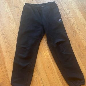 Champion Black Reverse Weave Sweatpants